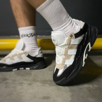 Кросівки чоловічі Adidas Niteball white and black AS036