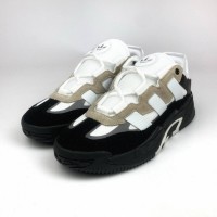 Кросівки чоловічі Adidas Niteball white and black AS036