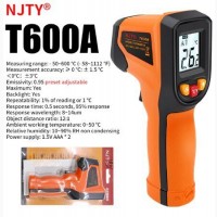 Инфракрасный промышленный лазерный пирометр- термометр NJTY T600A: -50 до 600 C