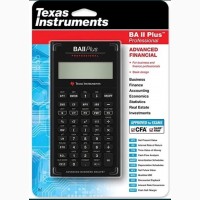 Финансовый калькулятор Texas Instruments BA II Plus Pro новый в блистере