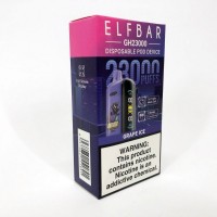 Електрона сигарета ELF BAR 5% 23000 тяг (Льодяний Виноград)